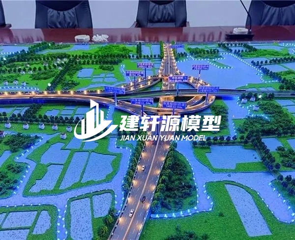 萝北高速公路沙盘定制